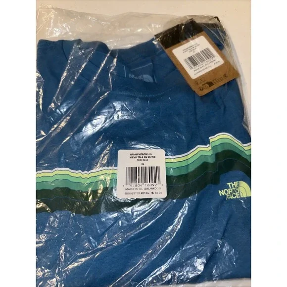 North Face Men's Evolution Tequila Sunrise Short-Sleeve T Shirt Extra Large  New - Picture 4 of 8